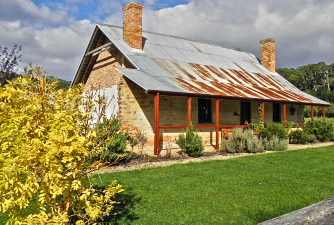 Photo: Arthur Orchard - Restored convict cottage in Koonya.