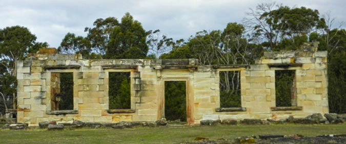 Photo: Arthur Orchard - Ruins at Plunkett Point.