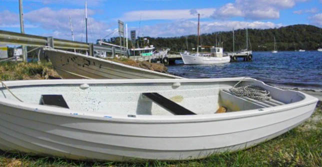 Photo: Arthur Orchard – Jetty and boats at Nubeena.